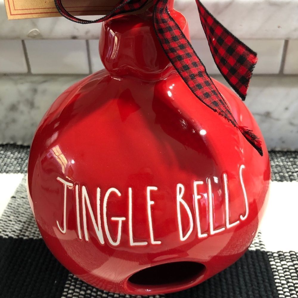 Rae Dunn JINGLE BELLS Birdhouse